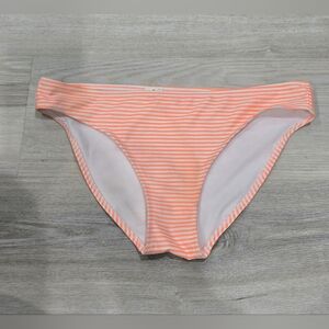 Aerie Striped Orange Bikini Swim Bottom Size S NWT PALLET DUST